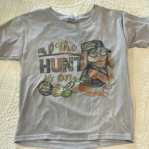 Kids Easter Gray Graphic T-Shirt
